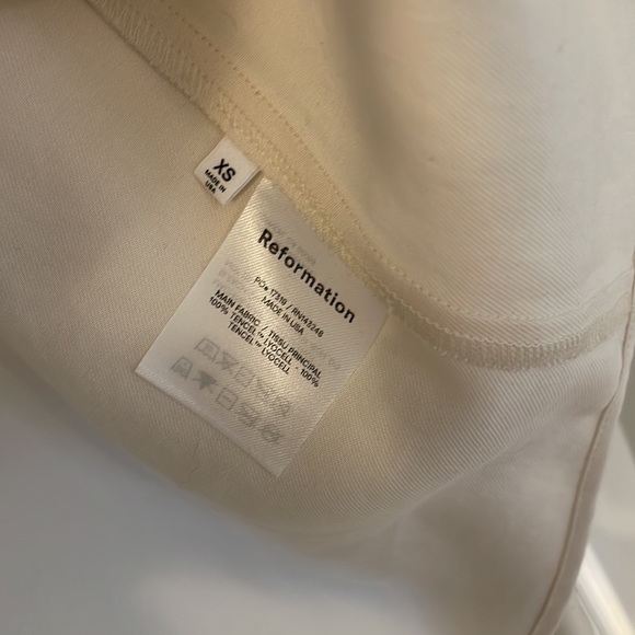 NWOT Reformation Button Up Top - Picture 3 of 3